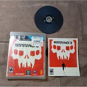 Resistance 3 PS3 CIB W/ Manual - PlayStation 3 2011